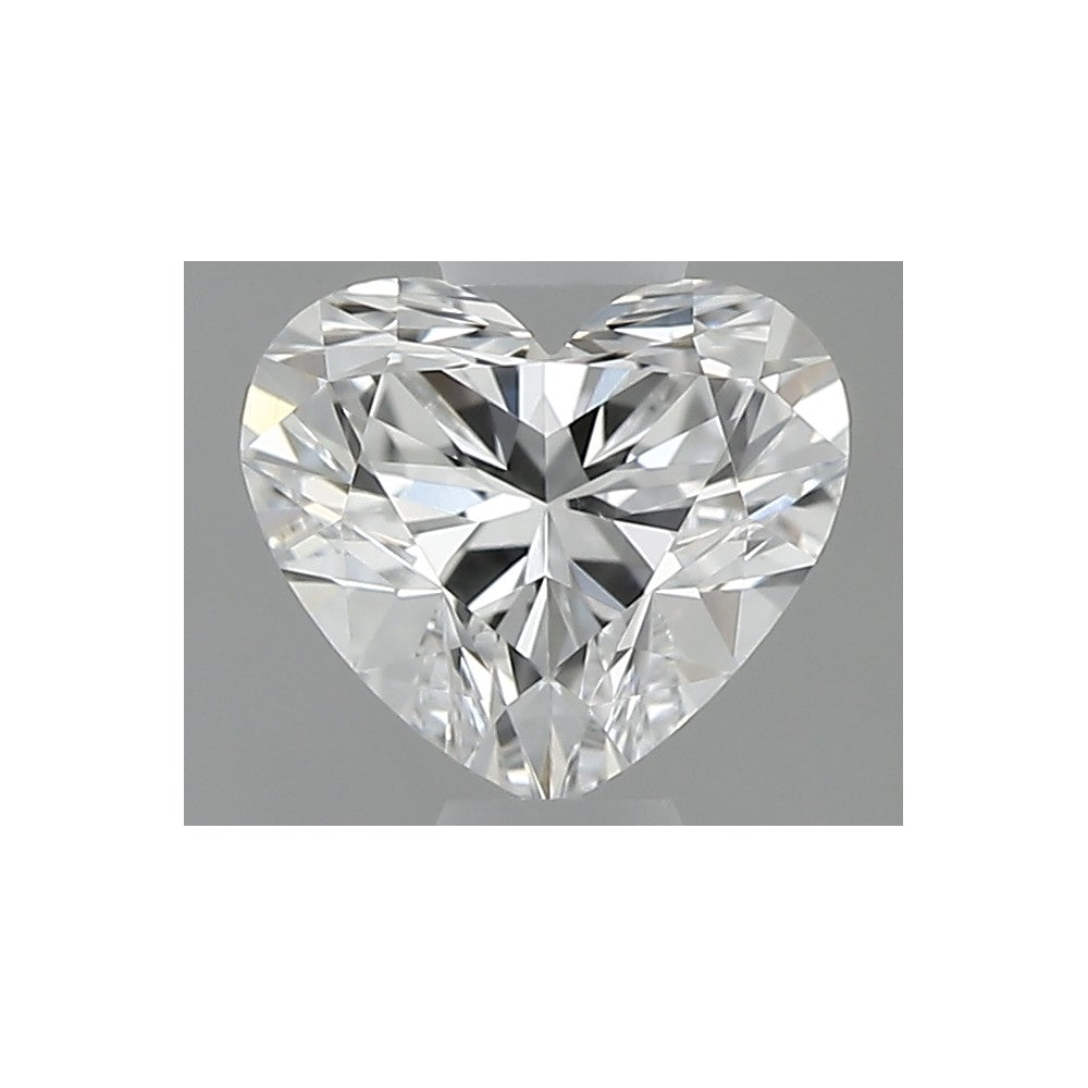 GIA 天然美鑽 心形 0.5ct E VVS2