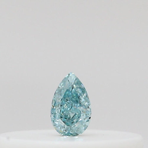 GIA Fancy Colour Diamond 0.04ct Fancy Intense Blue-green