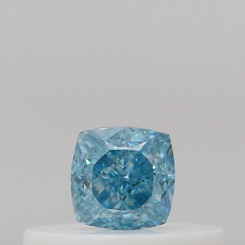 GIA 彩鑽 藍鑽 0.2ct Fancy Intense Green-blue
