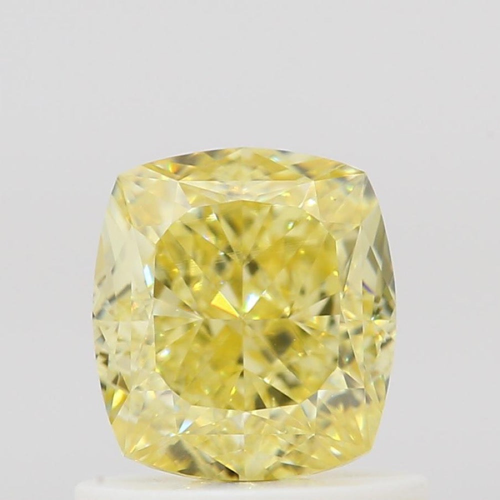 GIA 彩鑽 黃鑽 1.01ct Fancy Intense Yellow