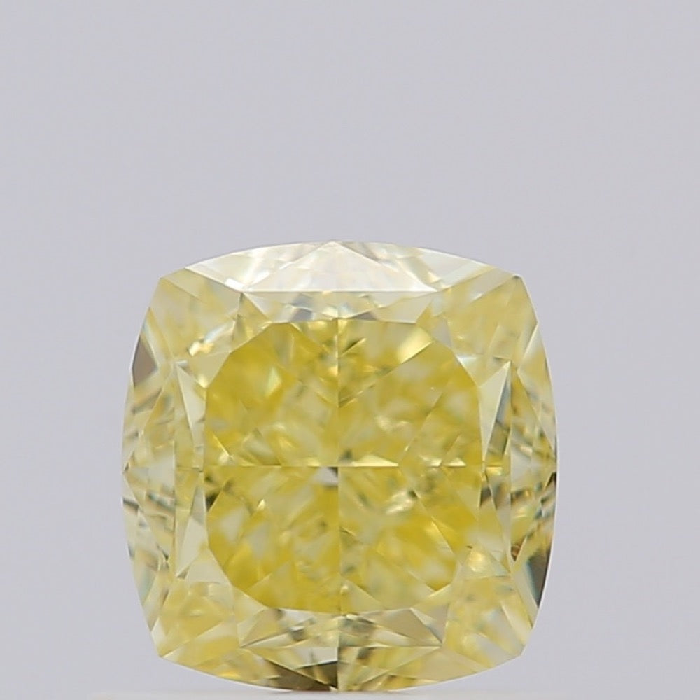 GIA 彩鑽 黃鑽 1.01ct Fancy Intense Yellow