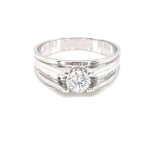 18K White Gold 0.51ct Diamond Ring