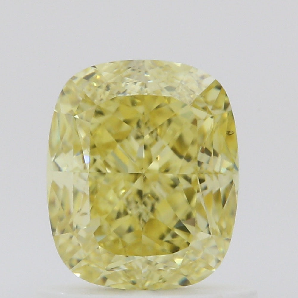 GIA 彩鑽 黃鑽 1.08ct Fancy Intense Yellow