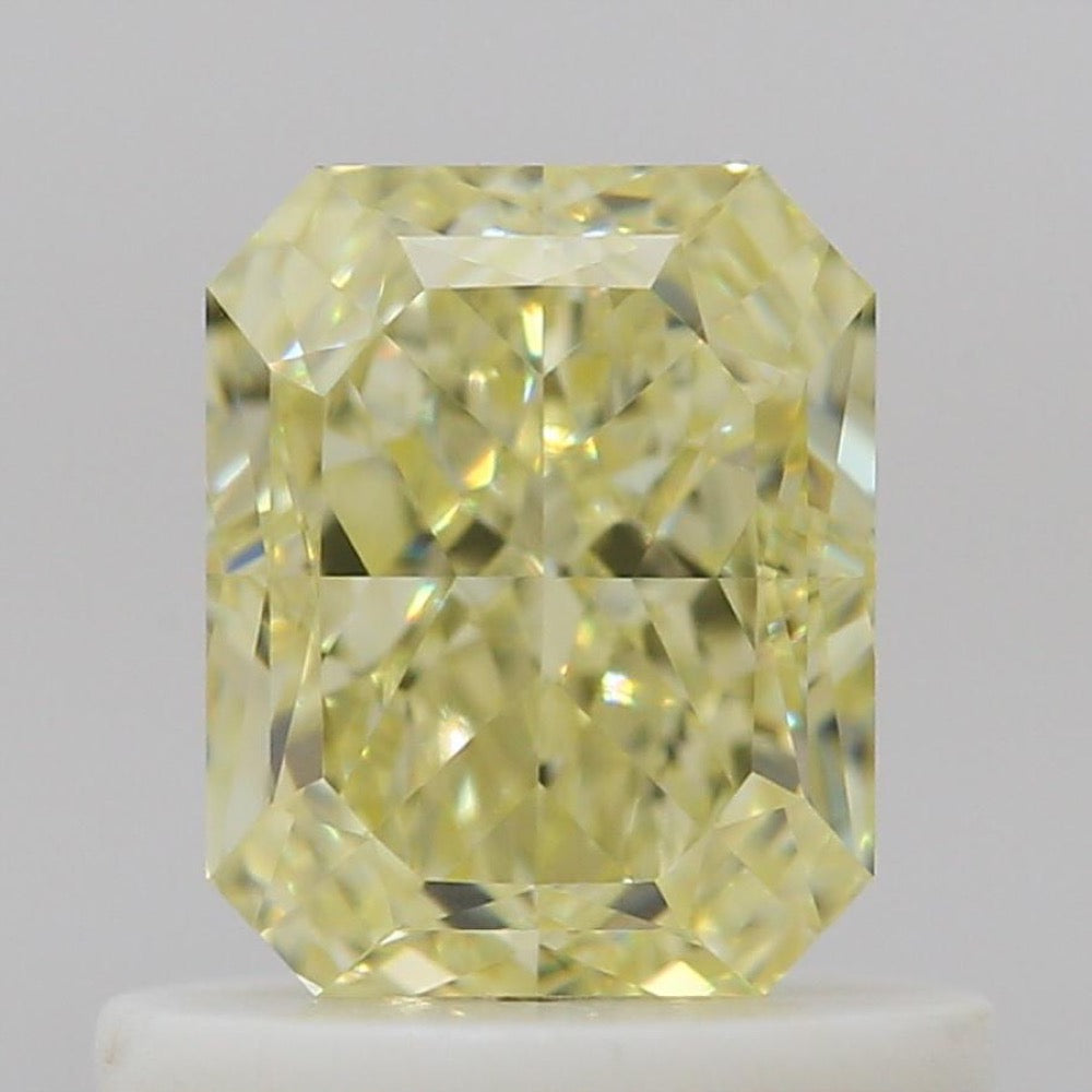 GIA 彩鑽 黃鑽 0.74ct Fancy Light Yellow