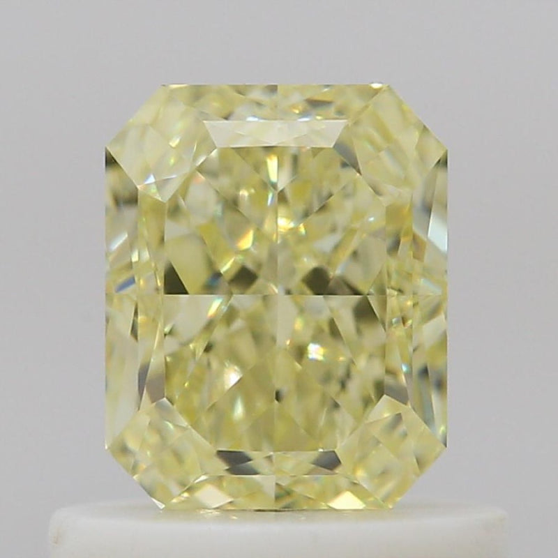 GIA 彩鑽 黃鑽 0.74ct Fancy Light Yellow