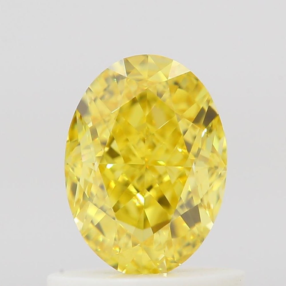 GIA 彩鑽 黃鑽 1ct Fancy Vivid Yellow