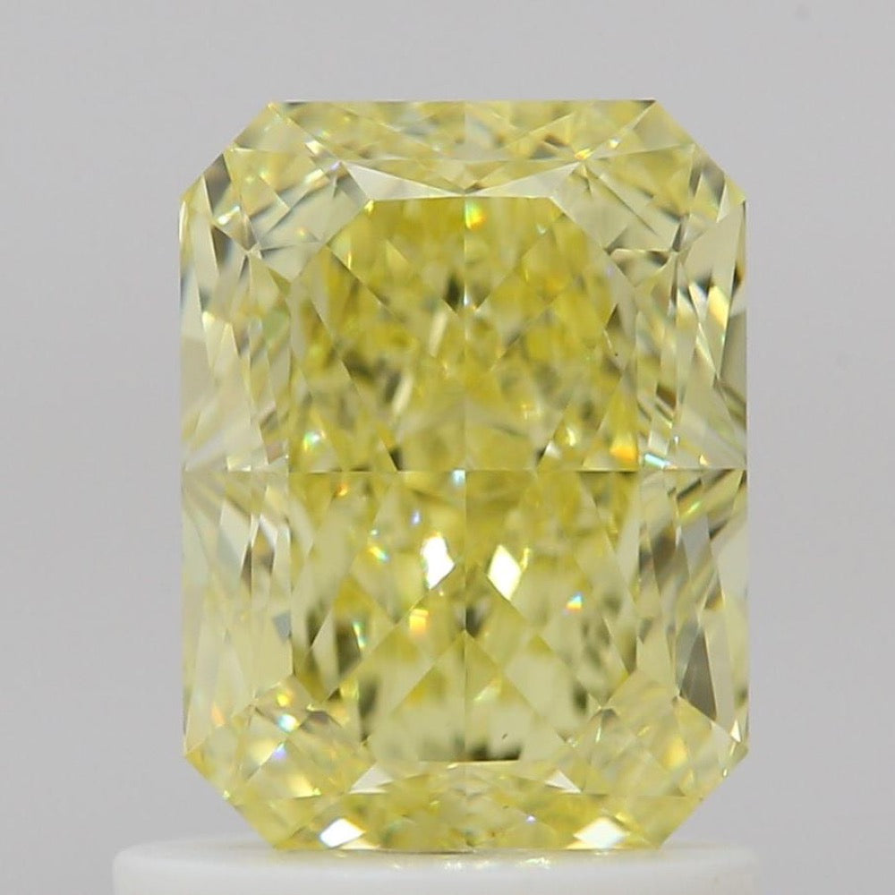 GIA 彩鑽 黃鑽 1.29ct Fancy Intense Yellow