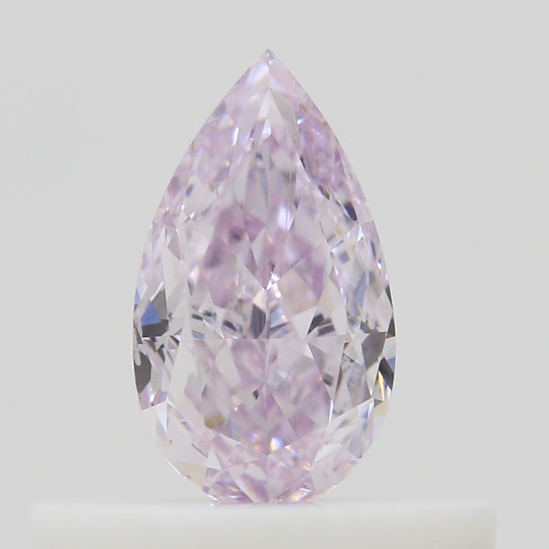 GIA 彩鑽 粉紅鑽 0.32ct Fancy Light Purplish Pink
