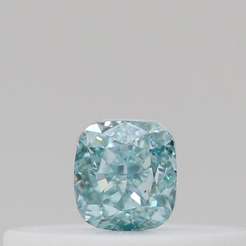 GIA Fancy Colour Diamond 0.11ct Fancy Intense Blue-green