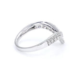 18K White Gold 0.493ct Diamond Ring
