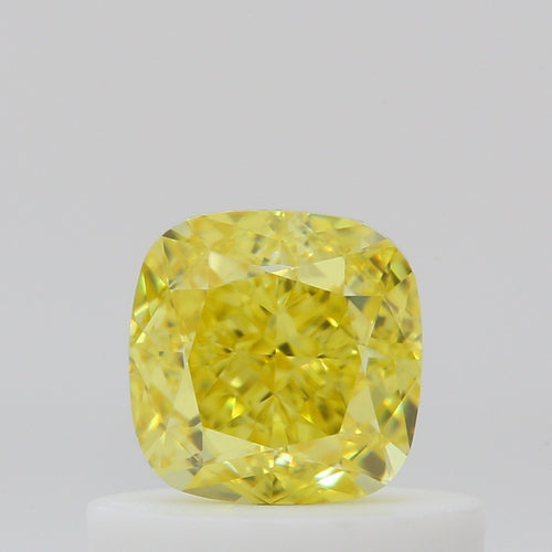 GIA Fancy Colour Diamond 0.59ct Fancy Vivid Yellow