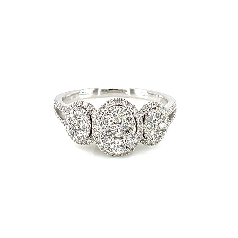 18K White Gold 0.76ct Diamond Ring
