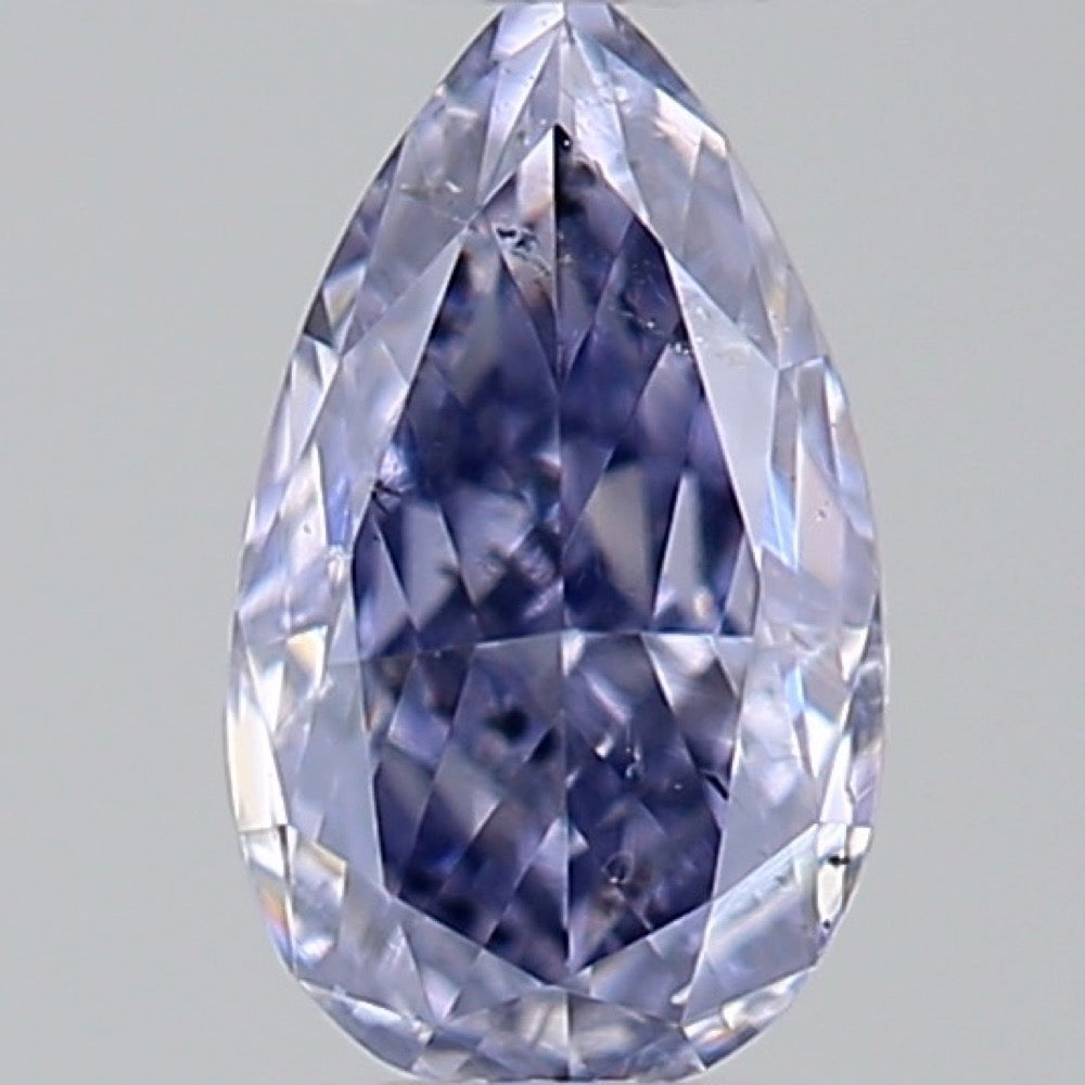 GIA 彩鑽 紫鑽 0.15ct Fancy Gray-violet