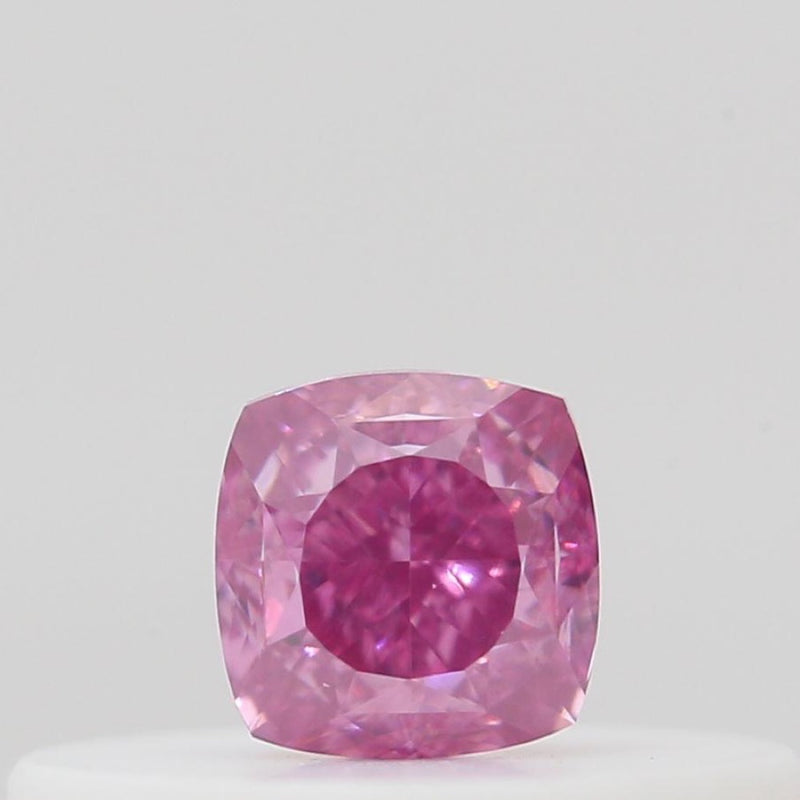 GIA 彩鑽 粉紅鑽 0.18ct Fancy Vivid Purplish Pink