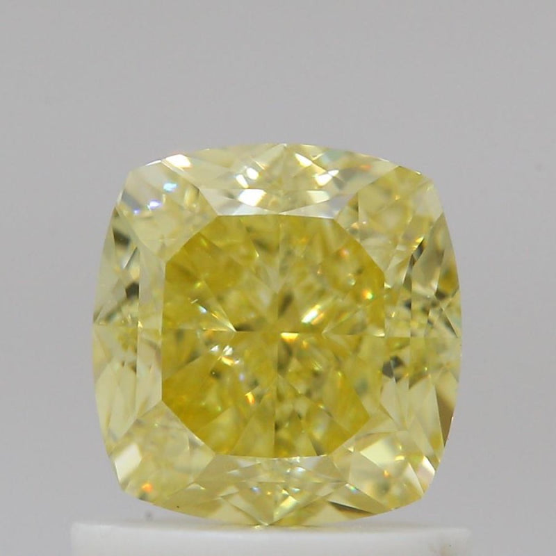 GIA 彩鑽 黃鑽 1.11ct Fancy Intense Yellow