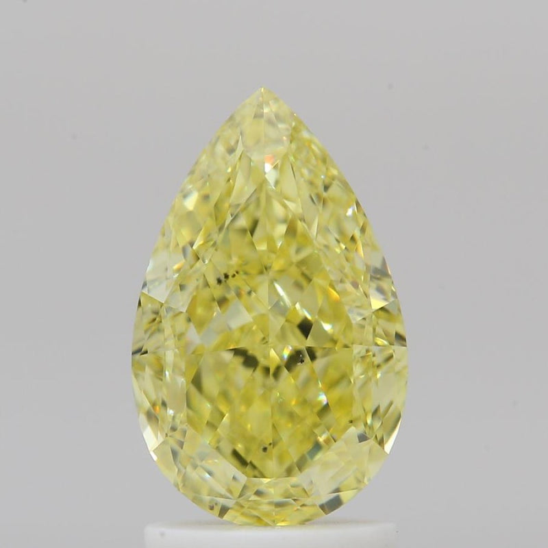 GIA 彩鑽 黃鑽 2.05ct Fancy Intense Yellow