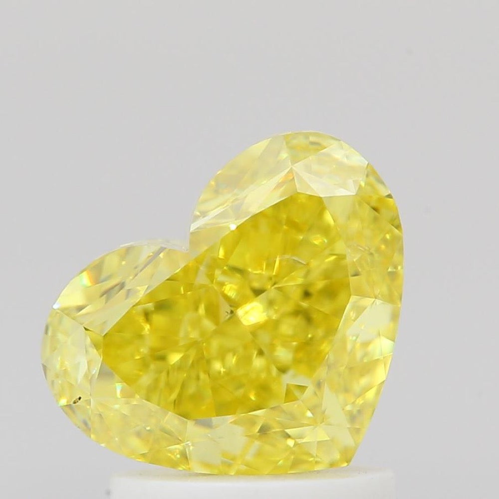 GIA 彩鑽 黃鑽 2ct Fancy Vivid Yellow