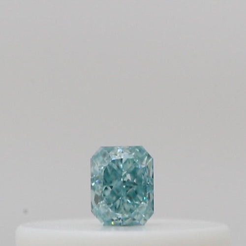 GIA Fancy Colour Diamond 0.04ct Fancy Intense Blue-green