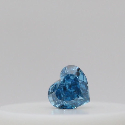 GIA Fancy Colour Diamond 0.02ct Fancy Vivid Green-blue
