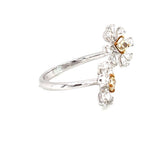 18K White Gold 0.39ct Fancy Colour Diamond Ring