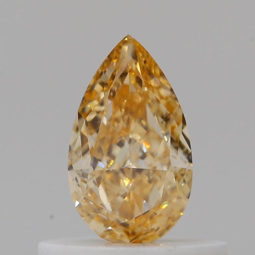 GIA Fancy Colour Diamond 0.43ct Fancy Intense Yellow-orange