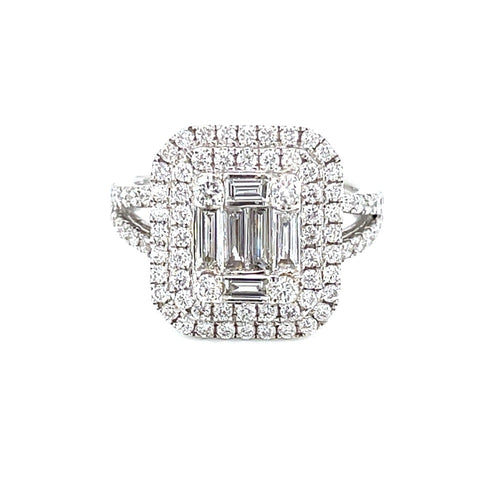18K White Gold 0.37ct Diamond Ring