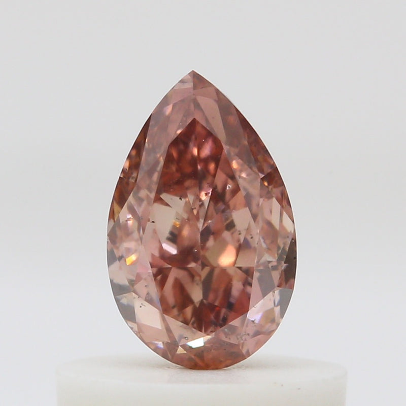 GIA 彩鑽 粉紅鑽 0.5ct Fancy Brown-pink