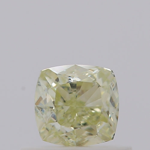 GIA 彩鑽 黃鑽 0.58ct Fancy Light Green-yellow