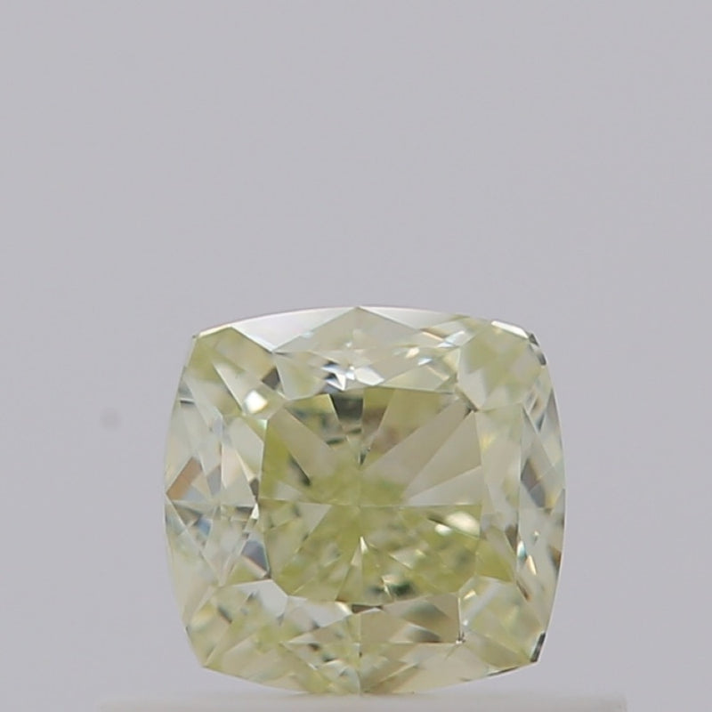 GIA 彩鑽 黃鑽 0.58ct Fancy Light Green-yellow