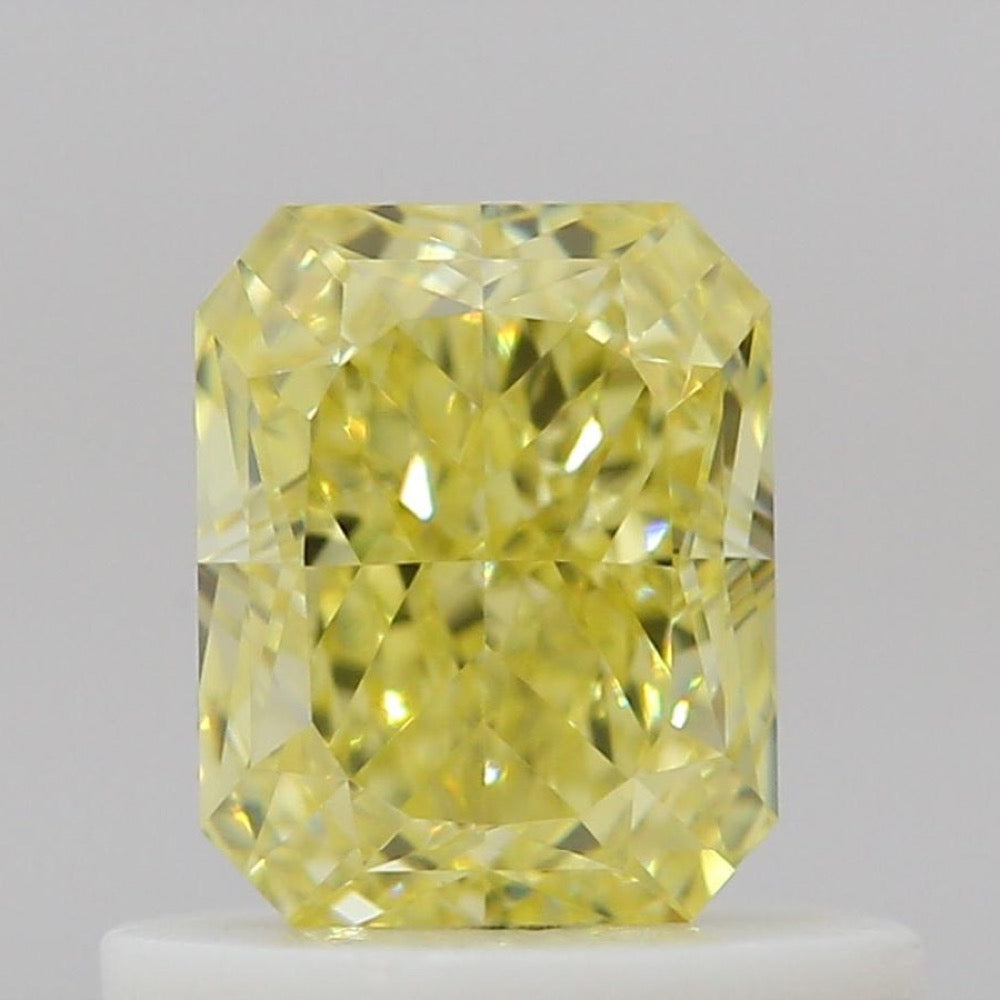 GIA 彩鑽 黃鑽 0.64ct Fancy Intense Yellow