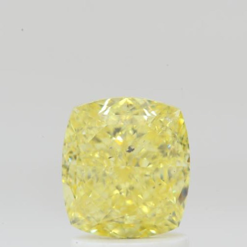 GIA 彩鑽 黃鑽 2.01ct Fancy Intense Yellow