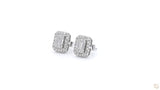 18K白金 0.19ct 鑽石耳環