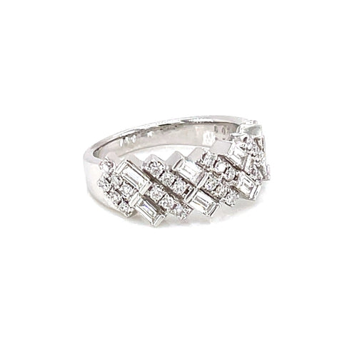18K White Gold 0.50ct Diamond Ring