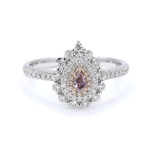 0.12ct Pink Diamond Ring