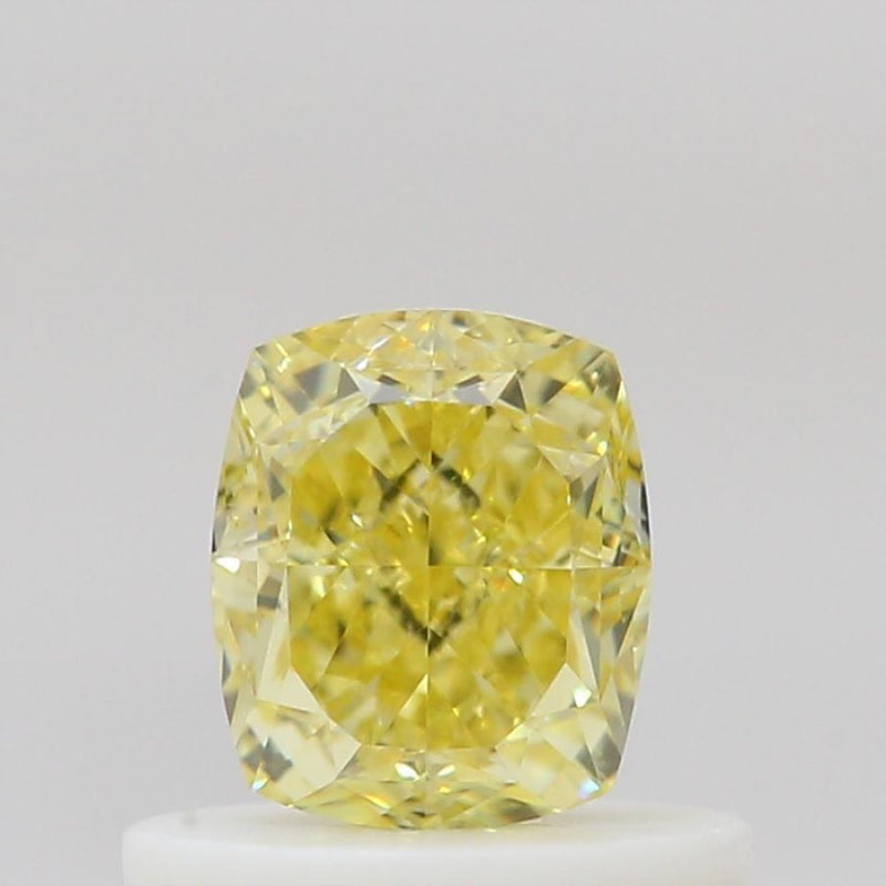 GIA 彩鑽 黃鑽 0.56ct Fancy Intense Yellow