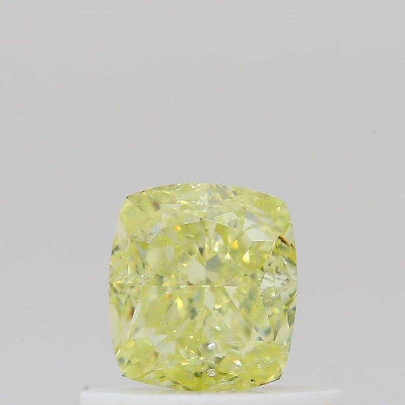 GIA 彩鑽 黃鑽 0.59ct Fancy Greenish Yellow