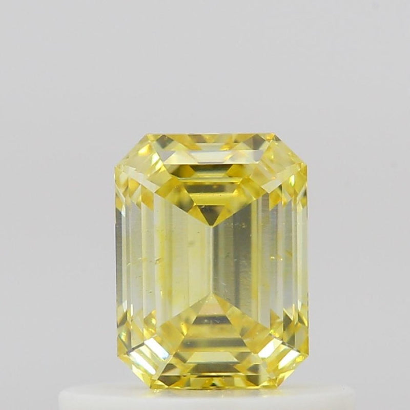 GIA 彩鑽 黃鑽 0.51ct Fancy Intense Yellow
