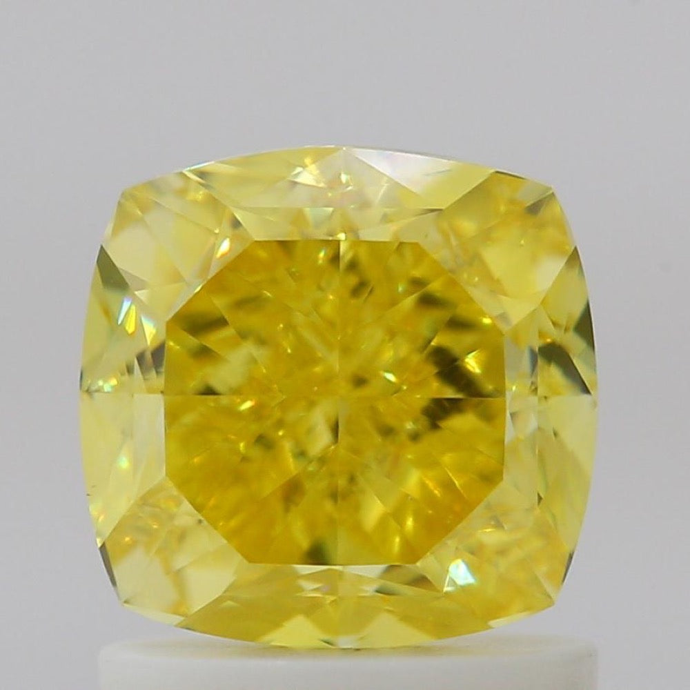 GIA 彩鑽 黃鑽 1.51ct Fancy Vivid Yellow