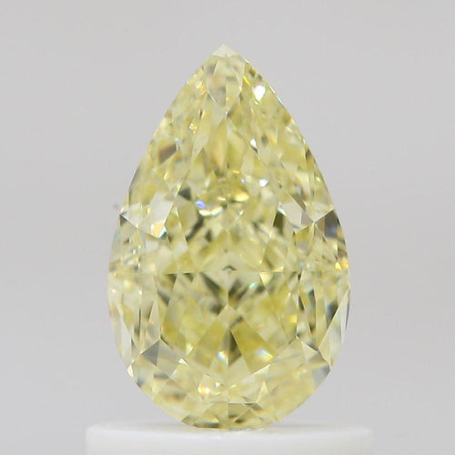 GIA 彩鑽 黃鑽 1.02ct Fancy Light Yellow