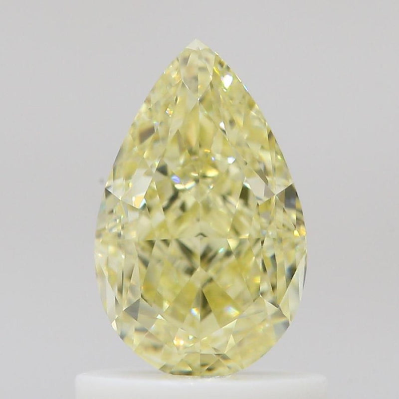 GIA 彩鑽 黃鑽 1.02ct Fancy Light Yellow