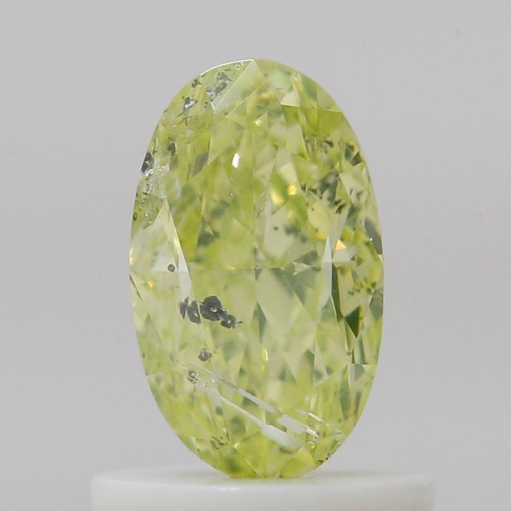 GIA 彩鑽 黃鑽 1ct Fancy Green-yellow