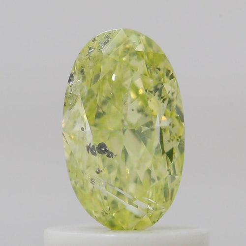 GIA 彩鑽 黃鑽 1ct Fancy Green-yellow