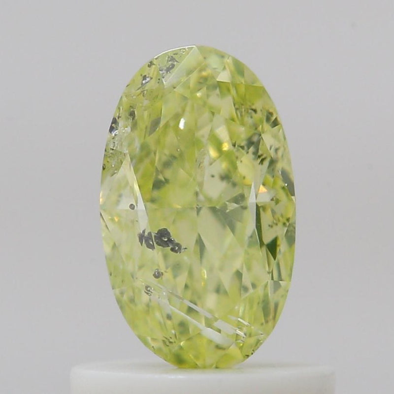 GIA 彩鑽 黃鑽 1ct Fancy Green-yellow
