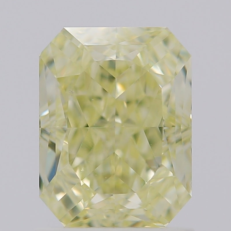 GIA 彩鑽 黃鑽 1.56ct Light Greenish Yellow