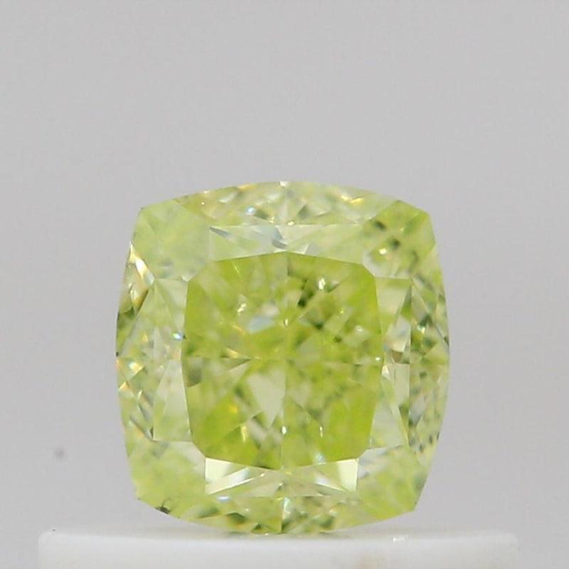 GIA 彩鑽 黃鑽 0.54ct Fancy Intense Green-yellow