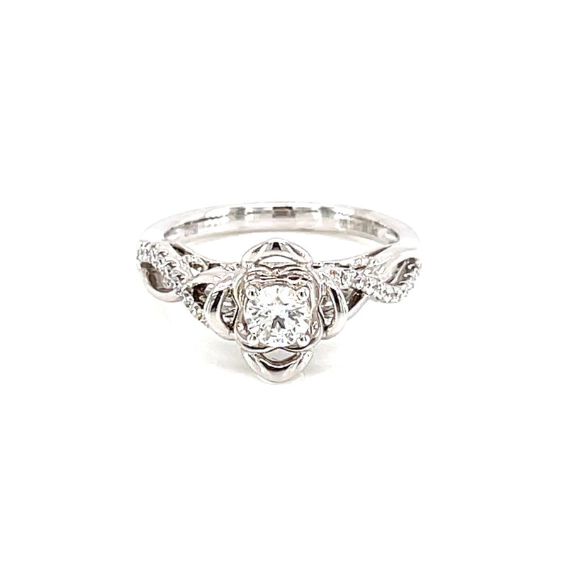 18K白金 0.31ct 鑽石戒指