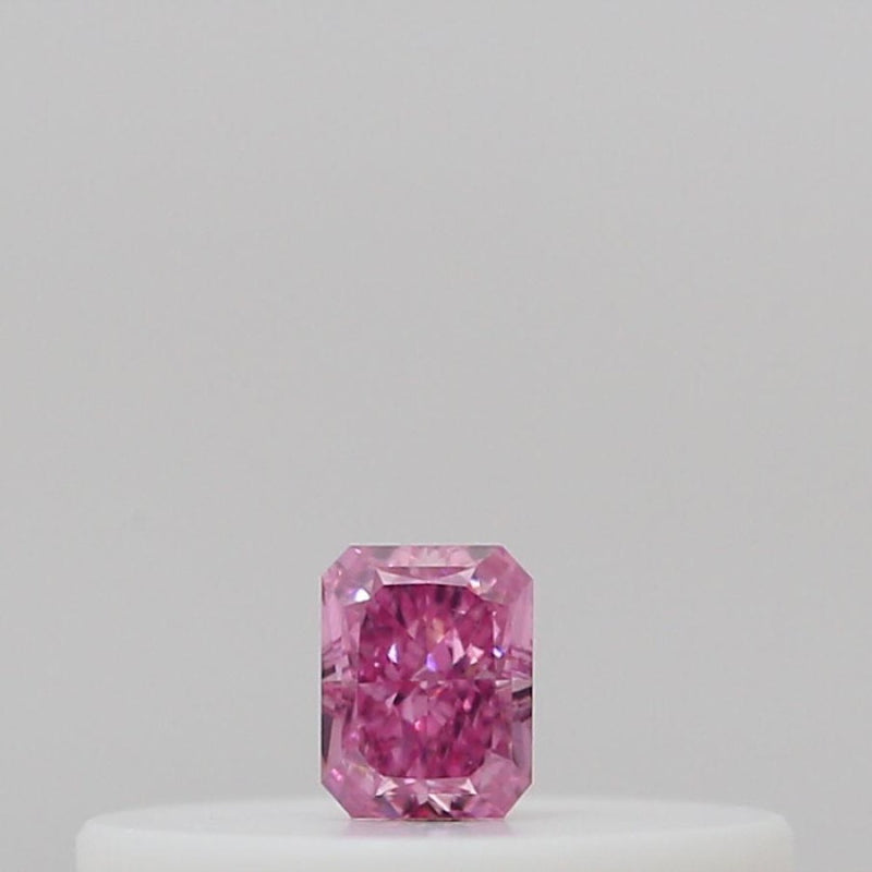 GIA 彩鑽 粉紅鑽 0.05ct Fancy Vivid Purplish Pink
