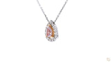 18K白金 0.25ct Fancy Light Pink 粉紅鑽吊咀
