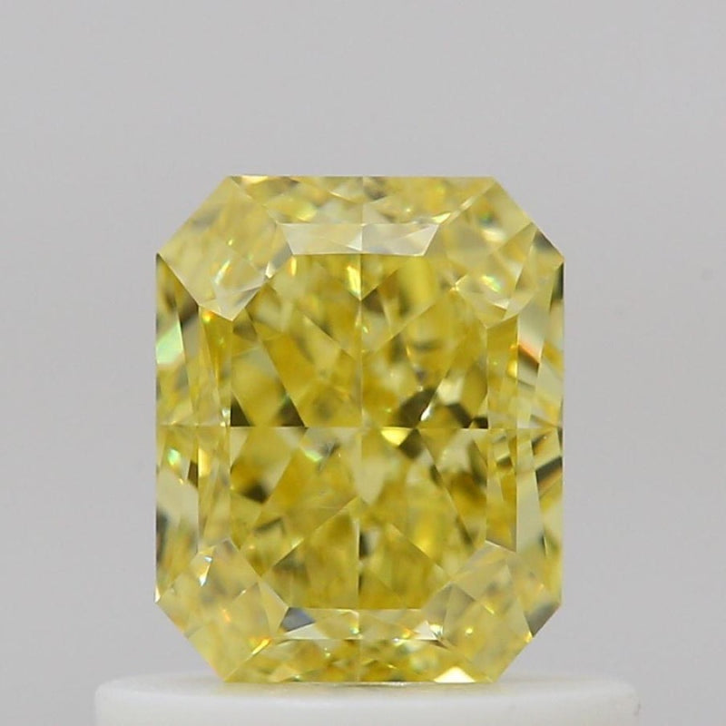 GIA 彩鑽 黃鑽 0.77ct Fancy Intense Yellow