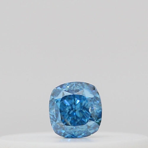 GIA Fancy Colour Diamond 0.06ct Fancy Vivid Green-blue